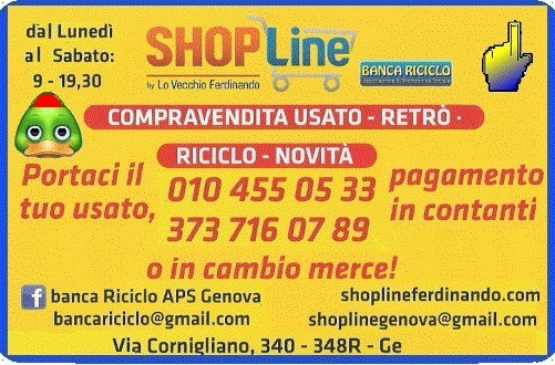 Shopline di Ferdinando Lo vecchio negozio di cornigliano (GE)
